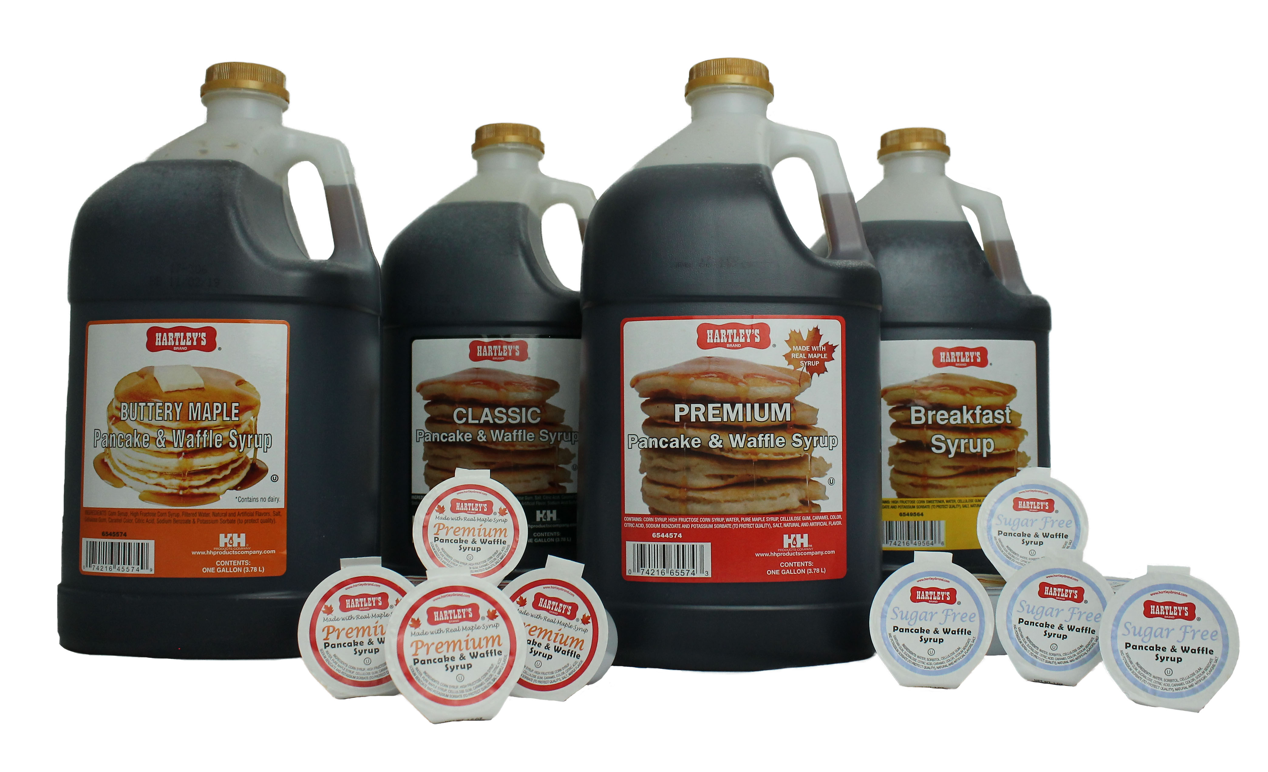 Single Serve Packages of Syrup